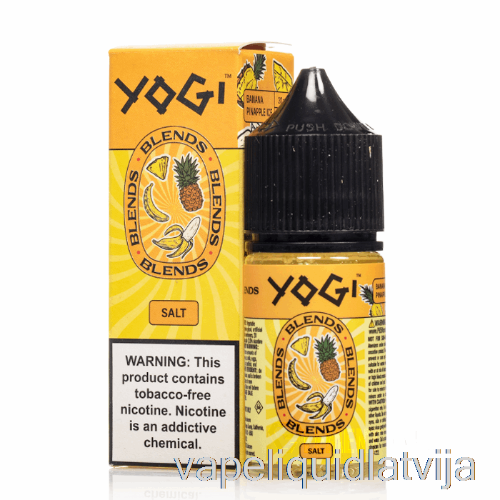 Banānu Ananāsu Ledus - Jogu Maisījumi Sāļi - 30ml 20mg Vape šķidrums